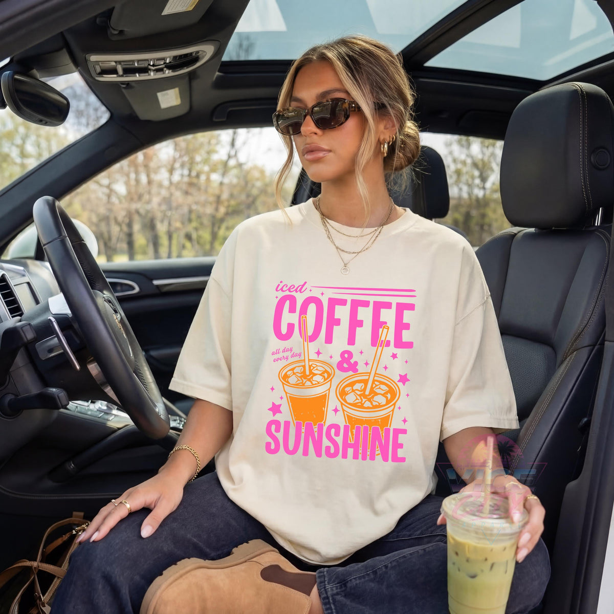 Iced Coffee and Sunshine Shirt