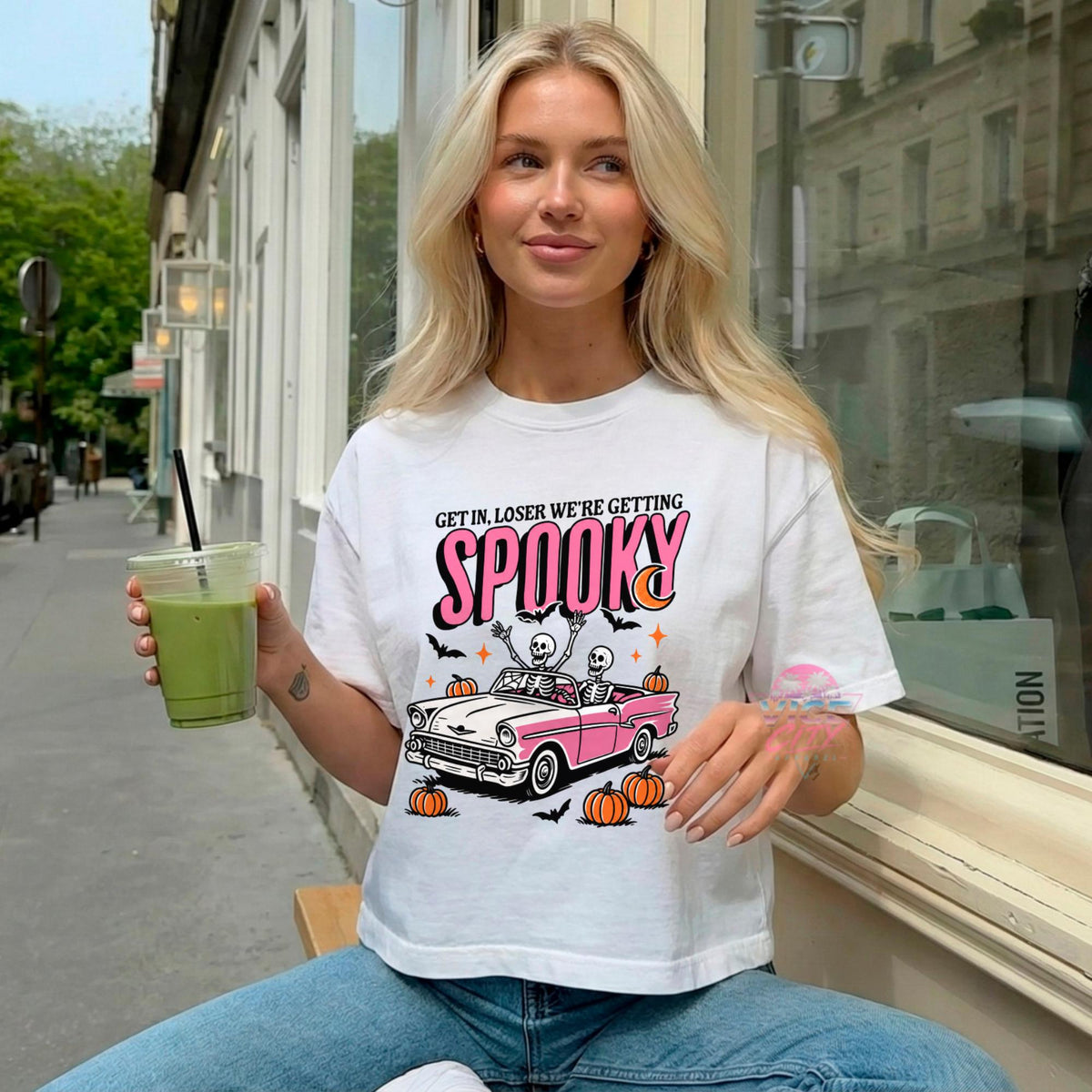 Spooky Comfort Colors® Crop Shirt