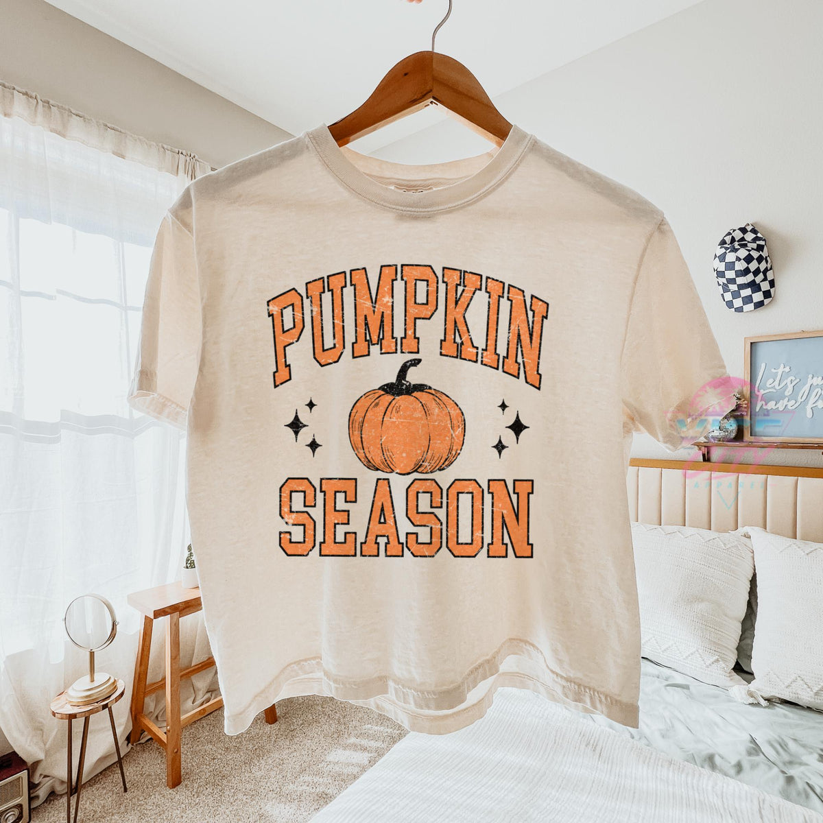 Pumpkin Season Crop Shirt, Pumpkin Season Tee, Women's Fall Clothing, Coffee Weather Tee, Preppy Fall Style Tee