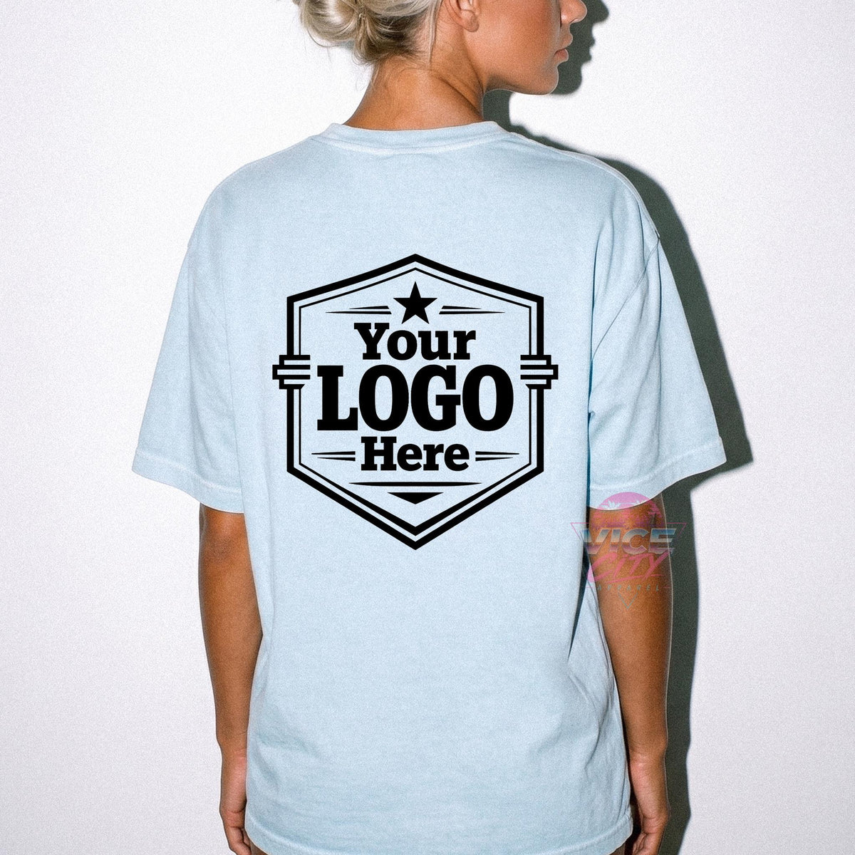 Custom Business Logo Shirt, Personalized Brand t-shirt, Front & Back Custom Logo Shirt, Your Design Here Shirt, Team Apparel