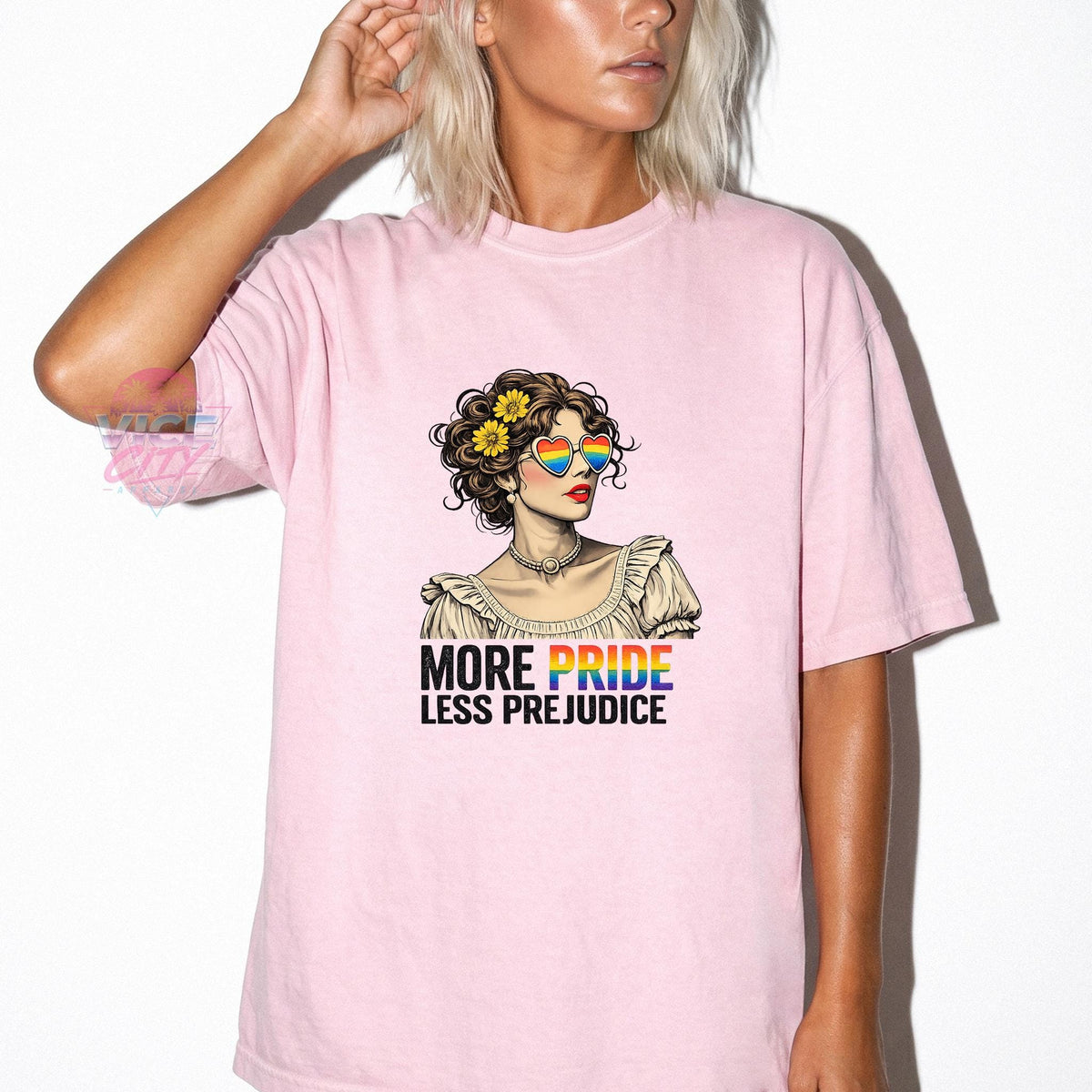 More Pride, Less Prejudice T-shirt