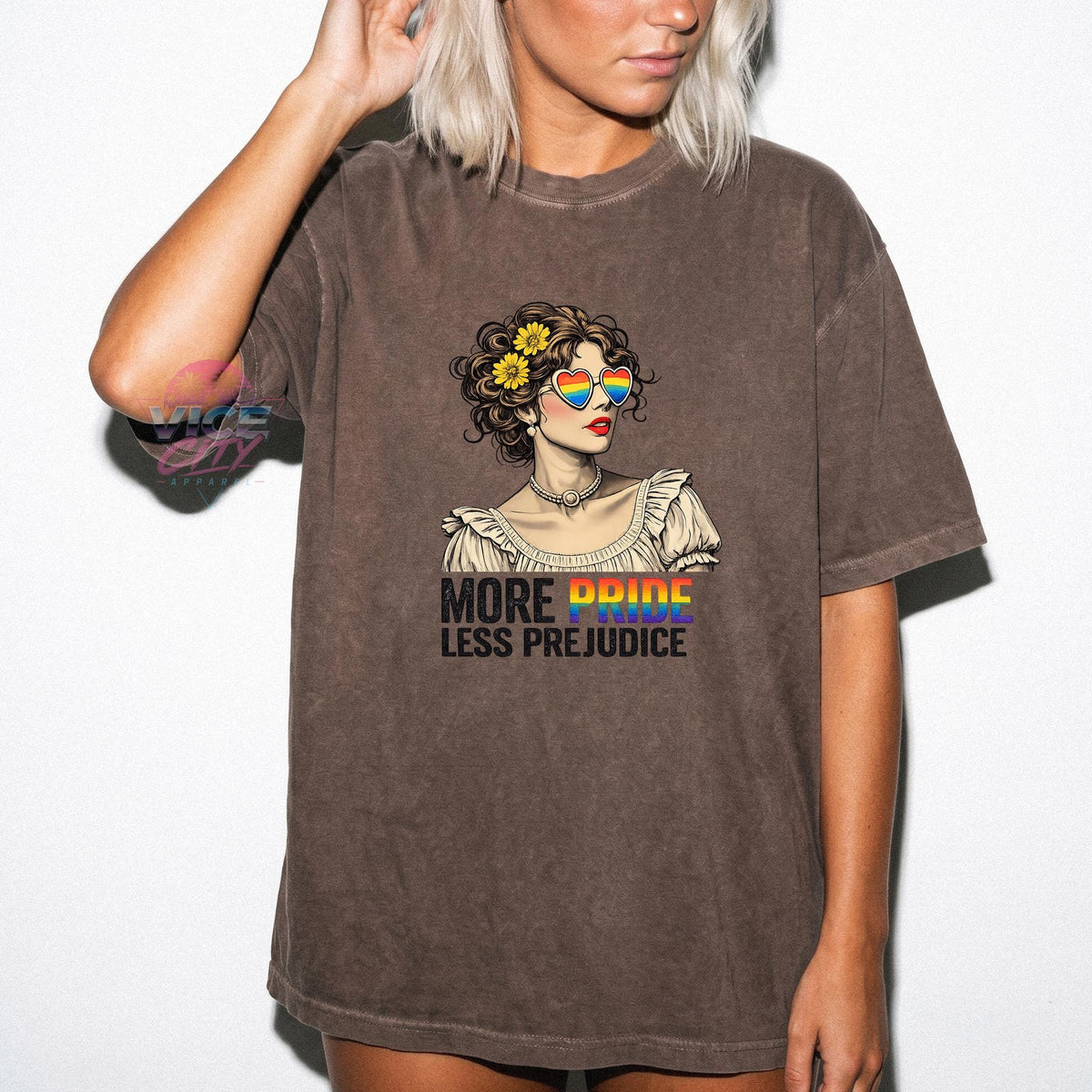 More Pride, Less Prejudice T-shirt