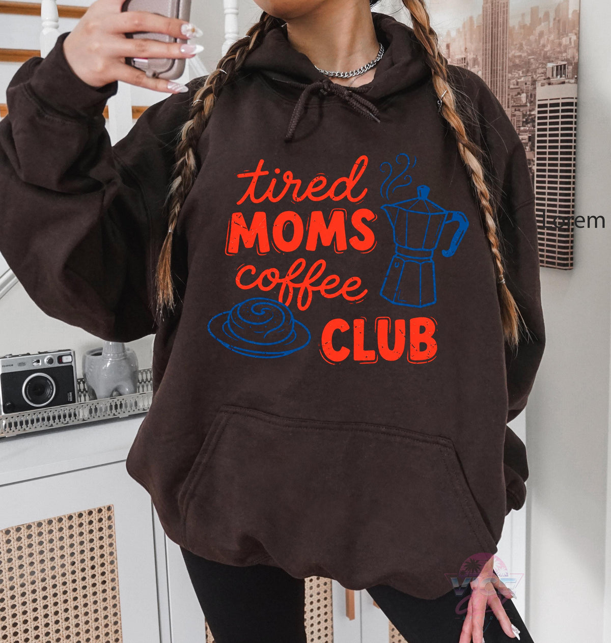 Tired Moms Coffee Club Sweatshirt, Coffee Lover Gift, Trendy Mama Sweatshirt, Tired Moms Club Shirt, Mothers Day Gift, Mom Life Sweatshirt