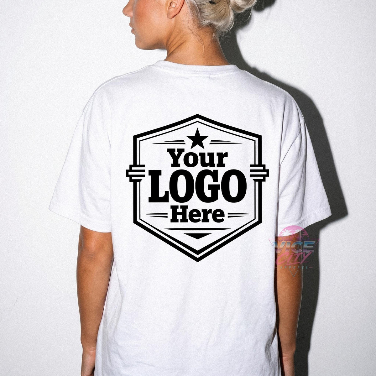 Custom Business Logo Shirt, Personalized Brand t-shirt, Front & Back Custom Logo Shirt, Your Design Here Shirt, Team Apparel