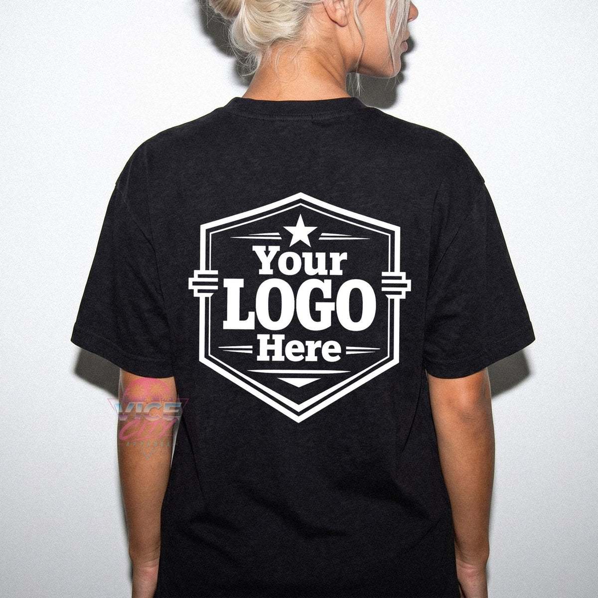 Custom Business Logo Shirt, Personalized Brand t-shirt, Front & Back Custom Logo Shirt, Your Design Here Shirt, Team Apparel