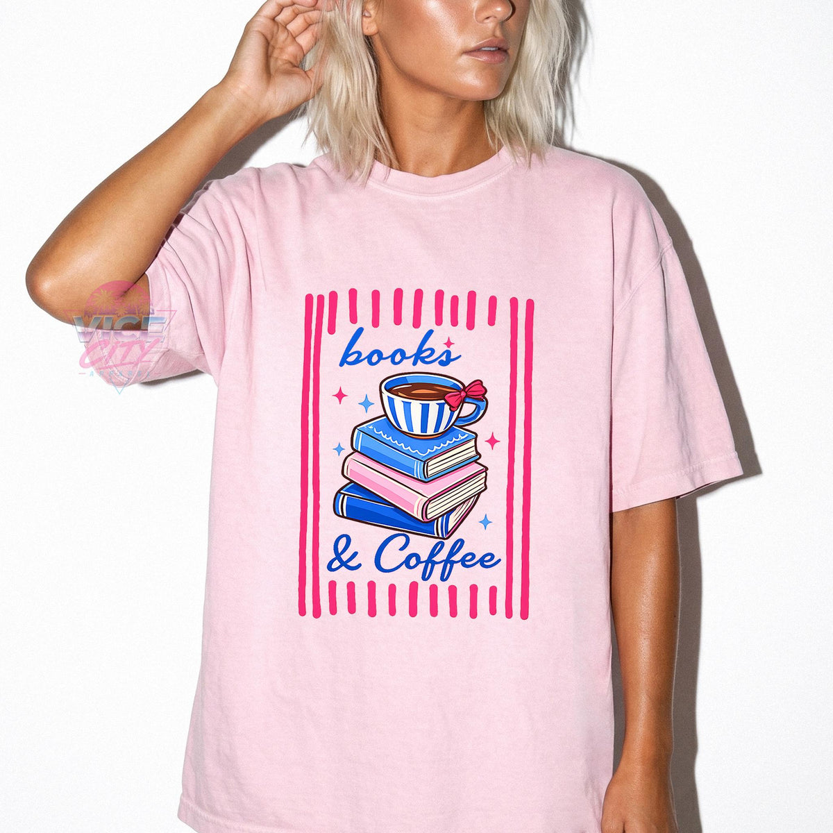 Books and Coffee Shirt