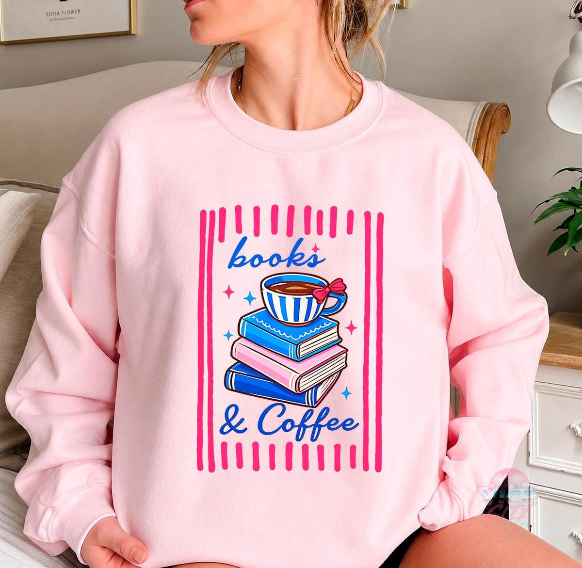 Books and Coffee Sweatshirt