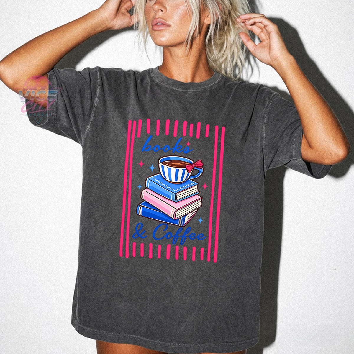 Books and Coffee Shirt