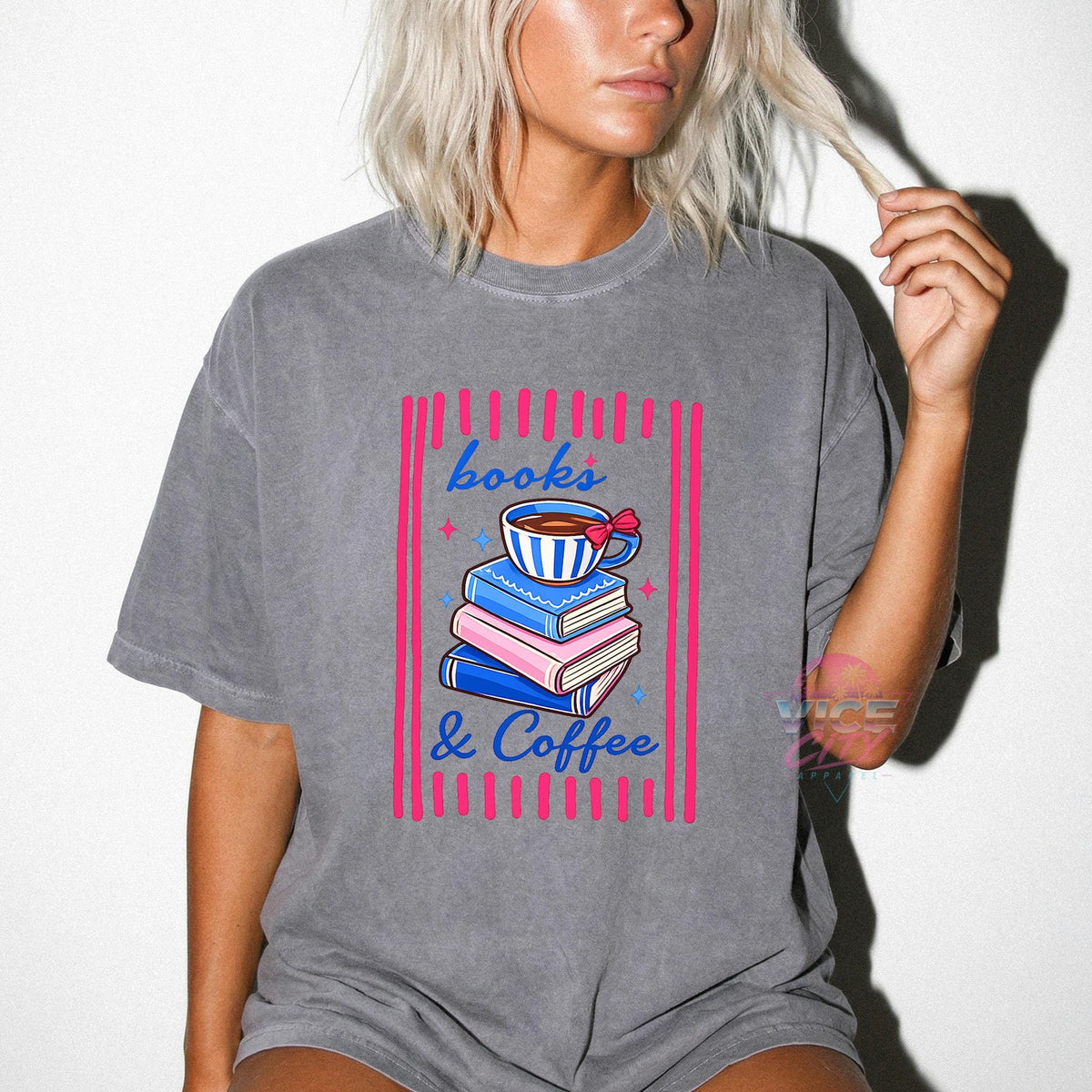 Books and Coffee Shirt