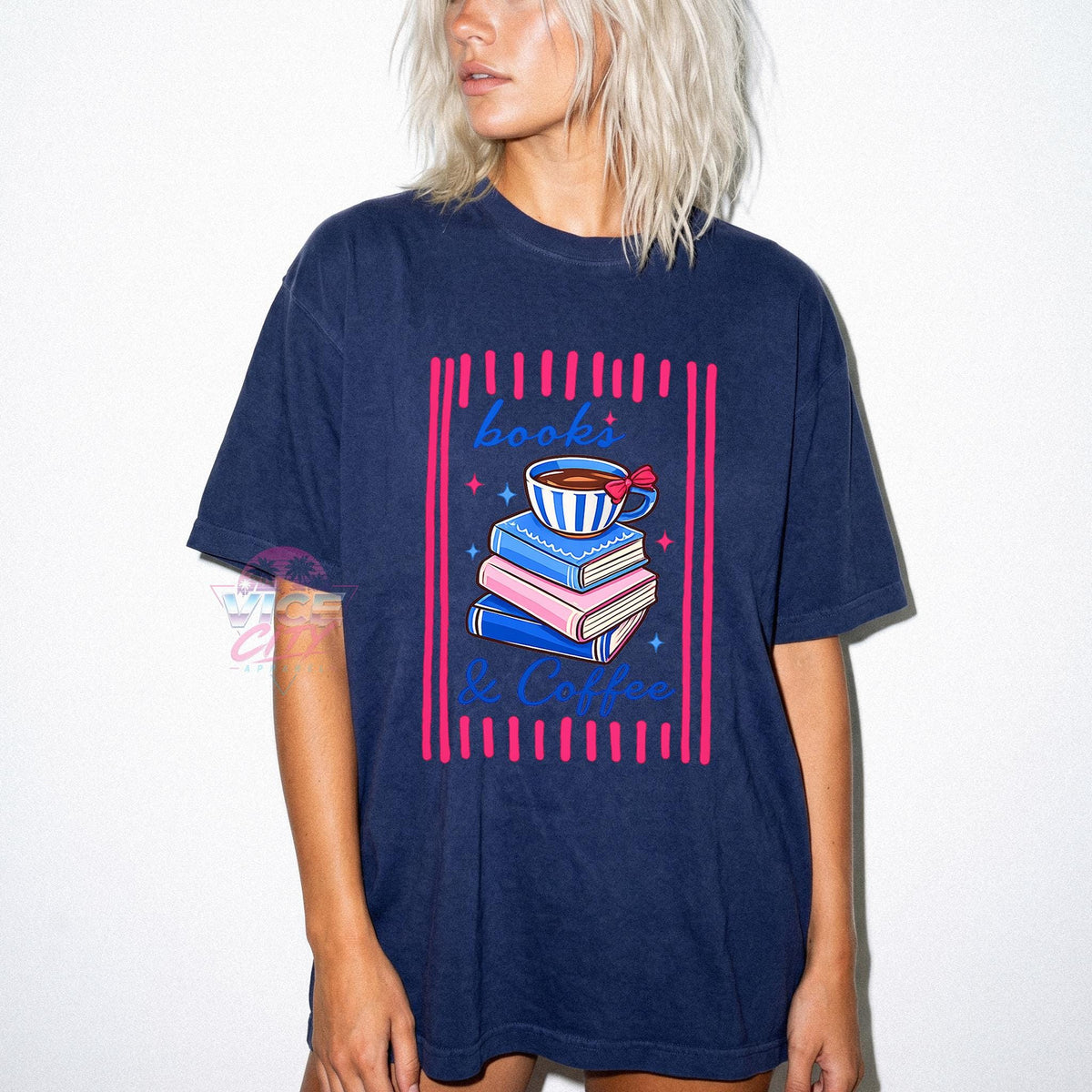 Books and Coffee Shirt