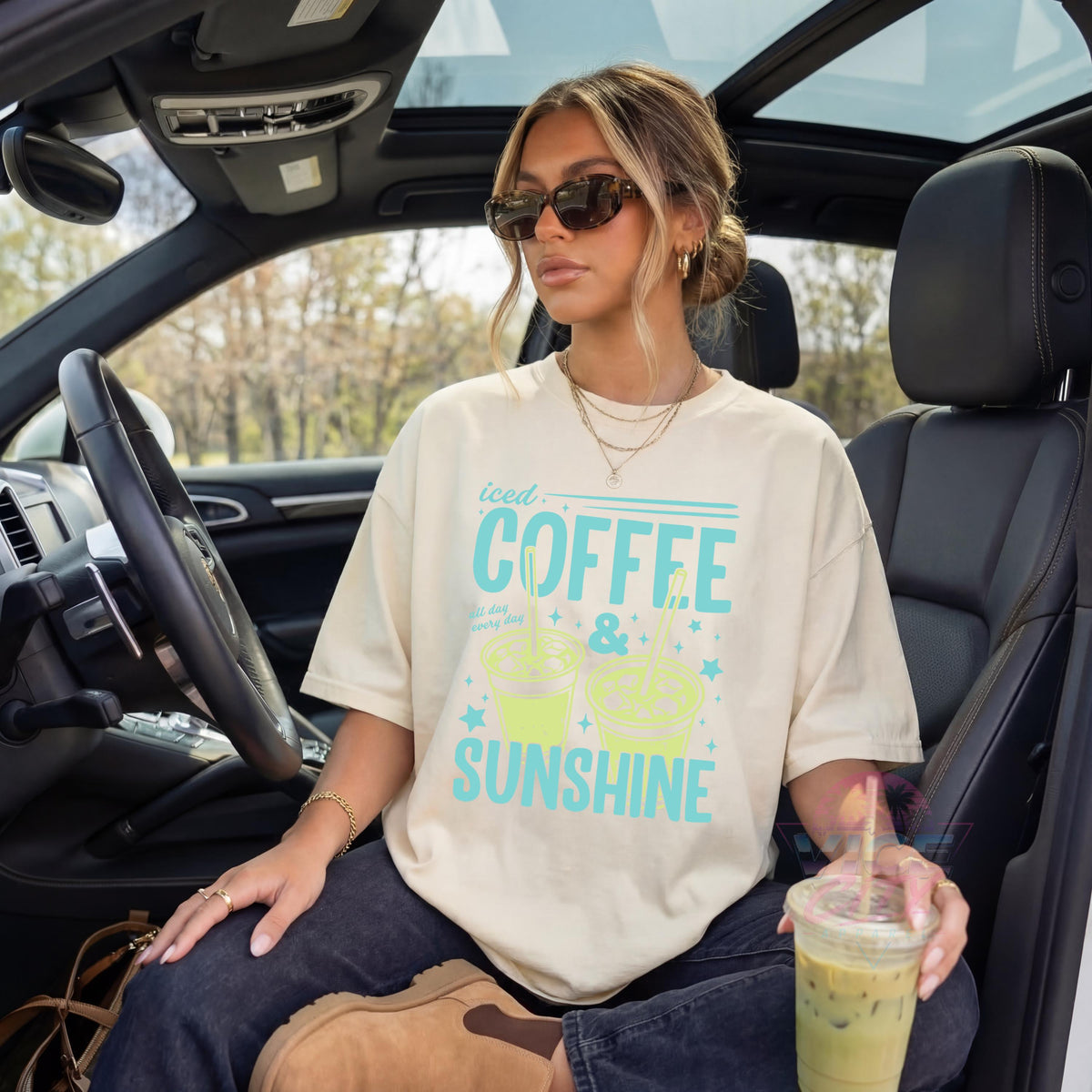 Iced Coffee and Sunshine Shirt
