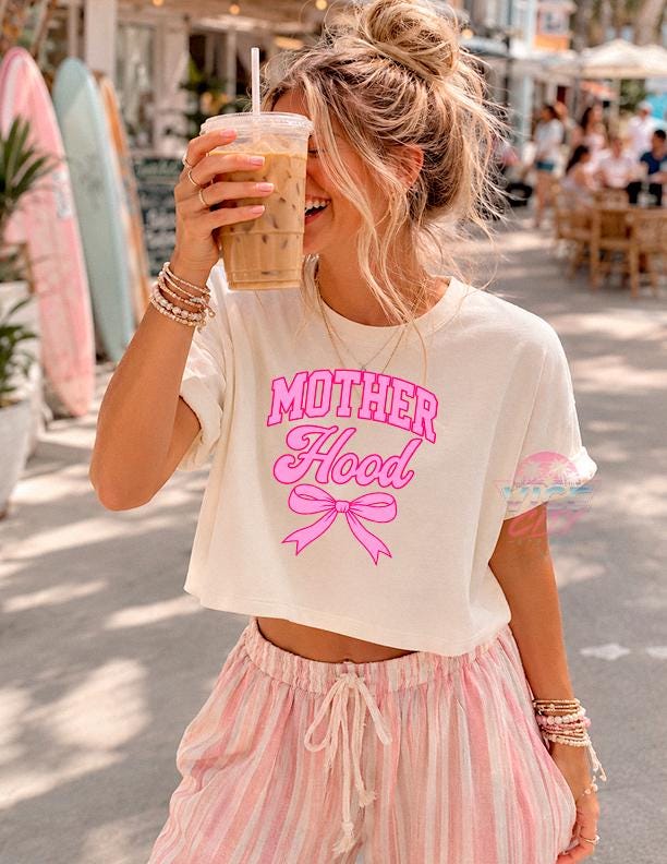 Motherhood Cropped Shirt