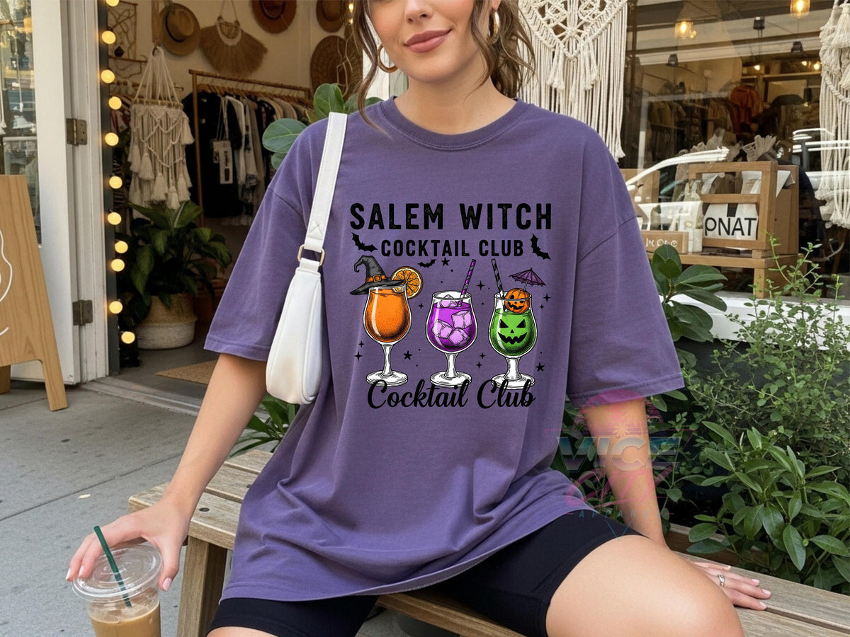 Salem Witch Cocktail Club Shirt
