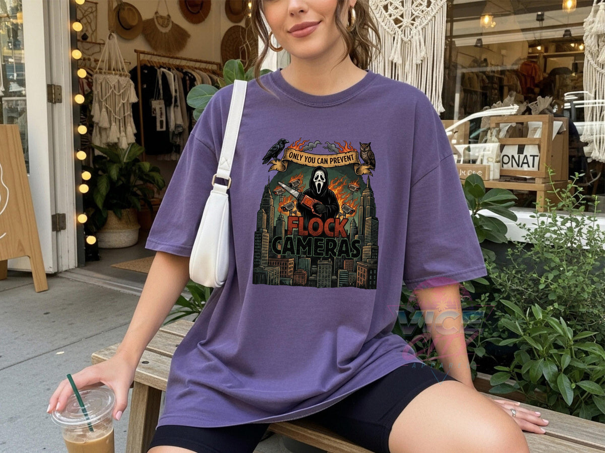 Only You Can Prevent Flock Cameras Tee