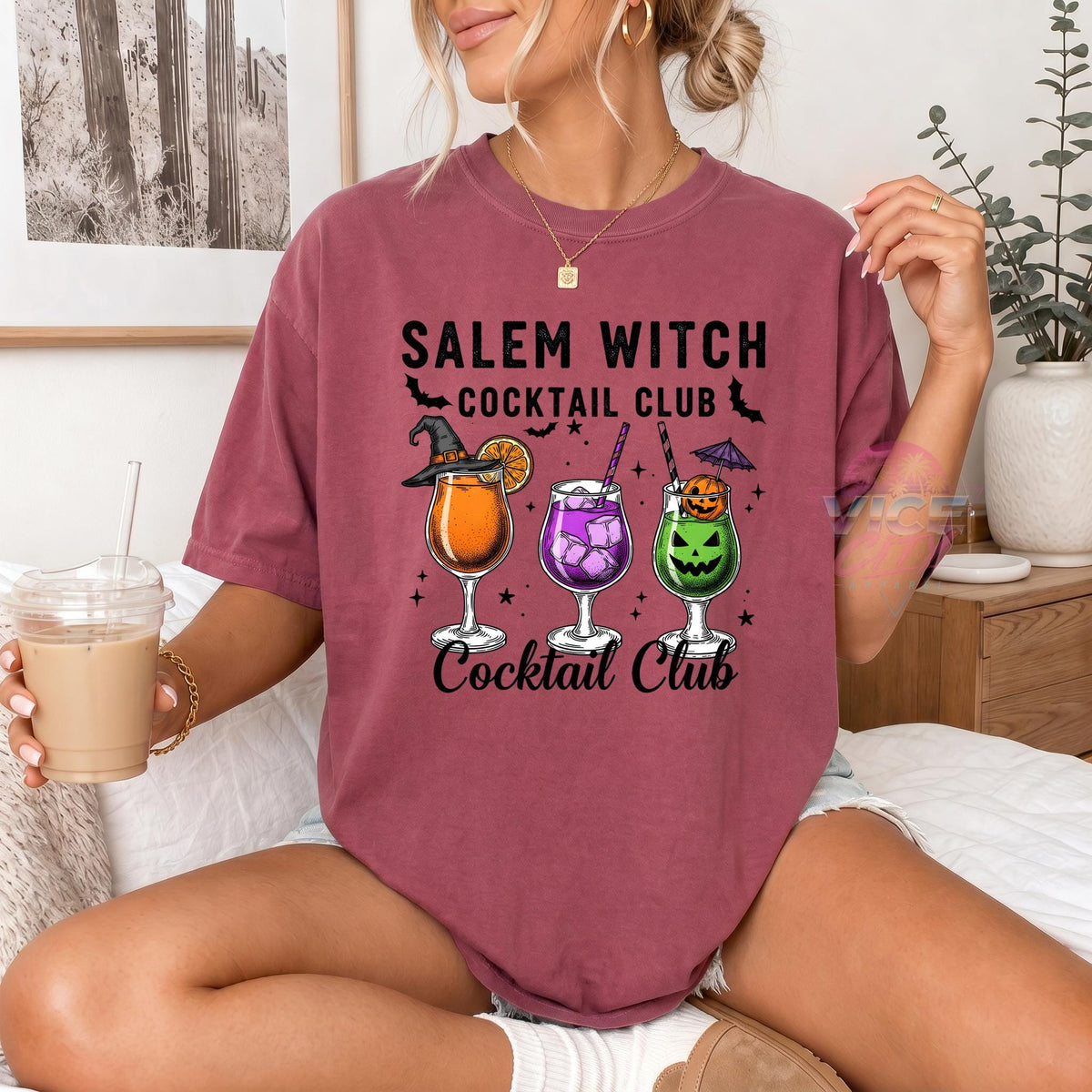 Salem Witch Cocktail Club Shirt
