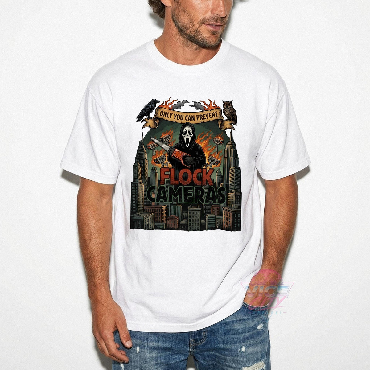 Only You Can Prevent Flock Cameras Tee