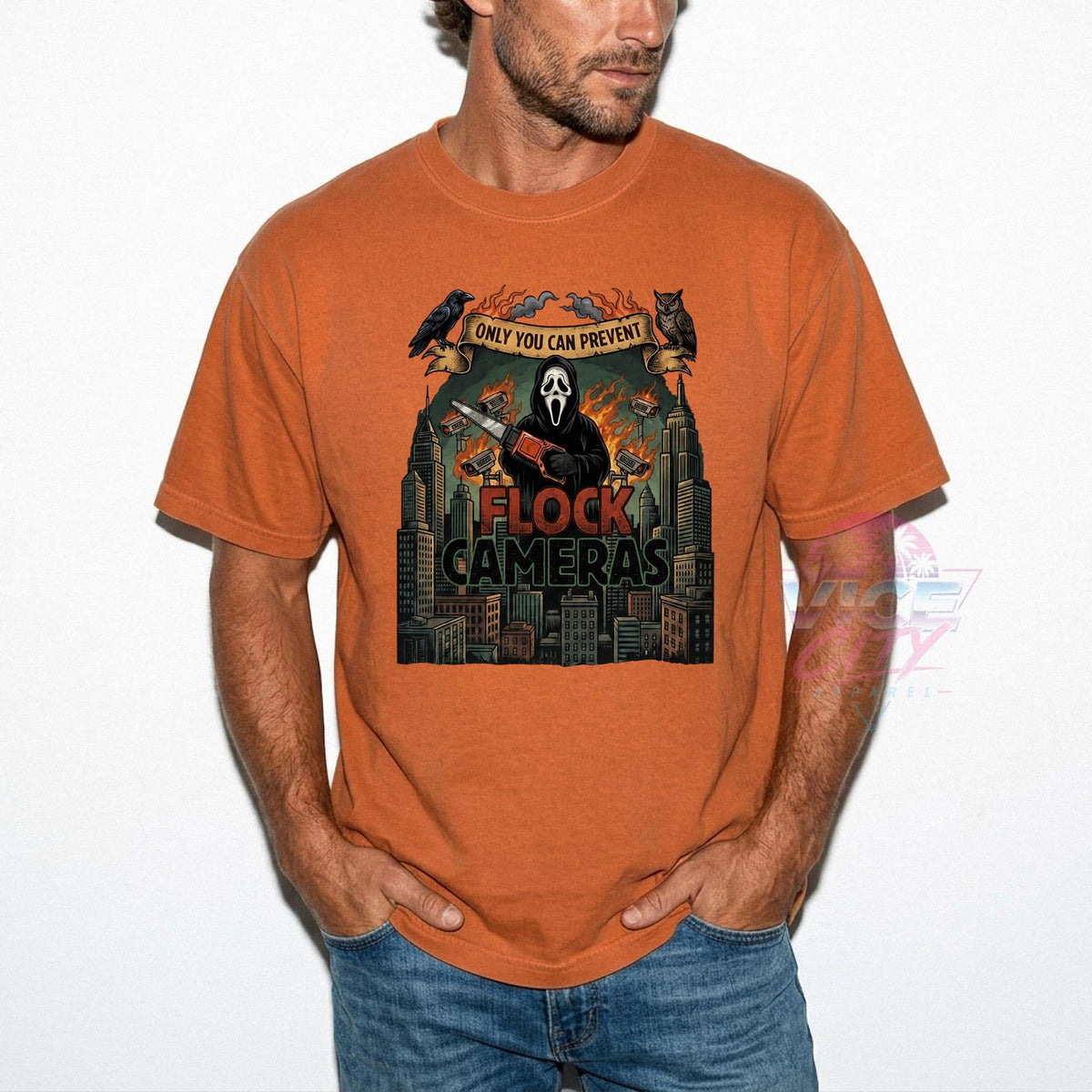 Only You Can Prevent Flock Cameras Tee