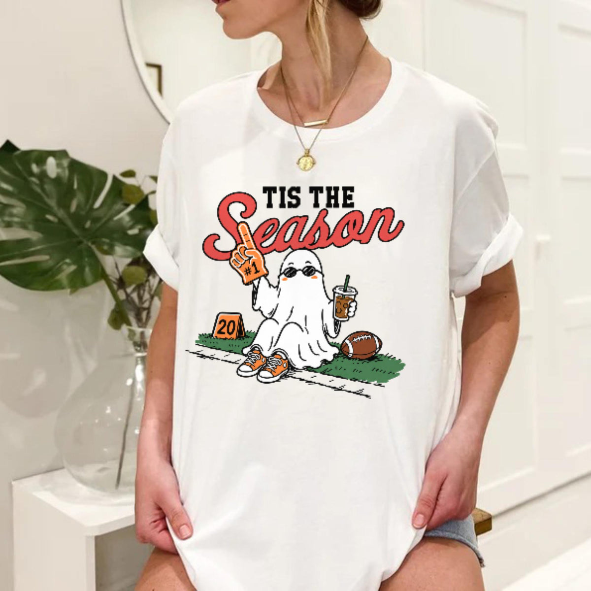 Halloween Iced Coffee T-Shirt  for Spooky Match Day