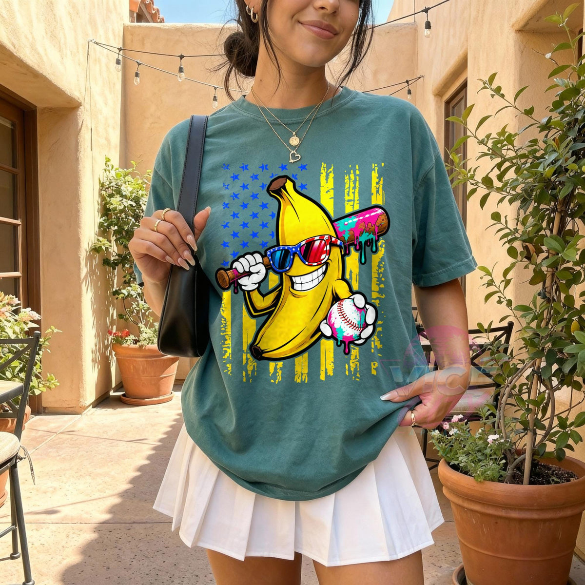 Comfort Colors Savannah Baseball Doodle Shirt