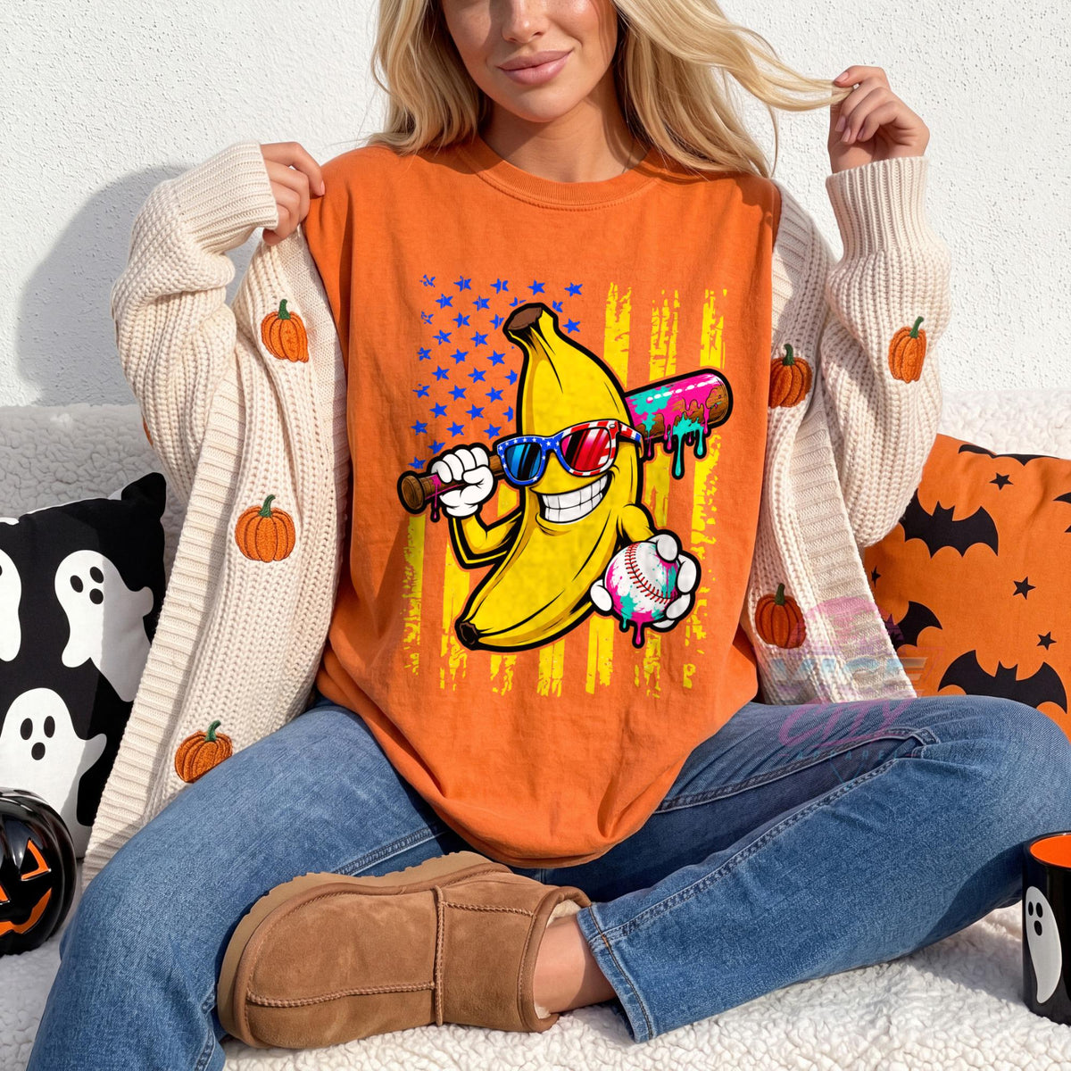 Comfort Colors Savannah Baseball Doodle Shirt