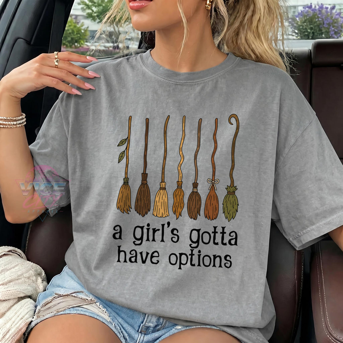 Funny Witch Shirt, A Girls Gotta Have Options Shirt