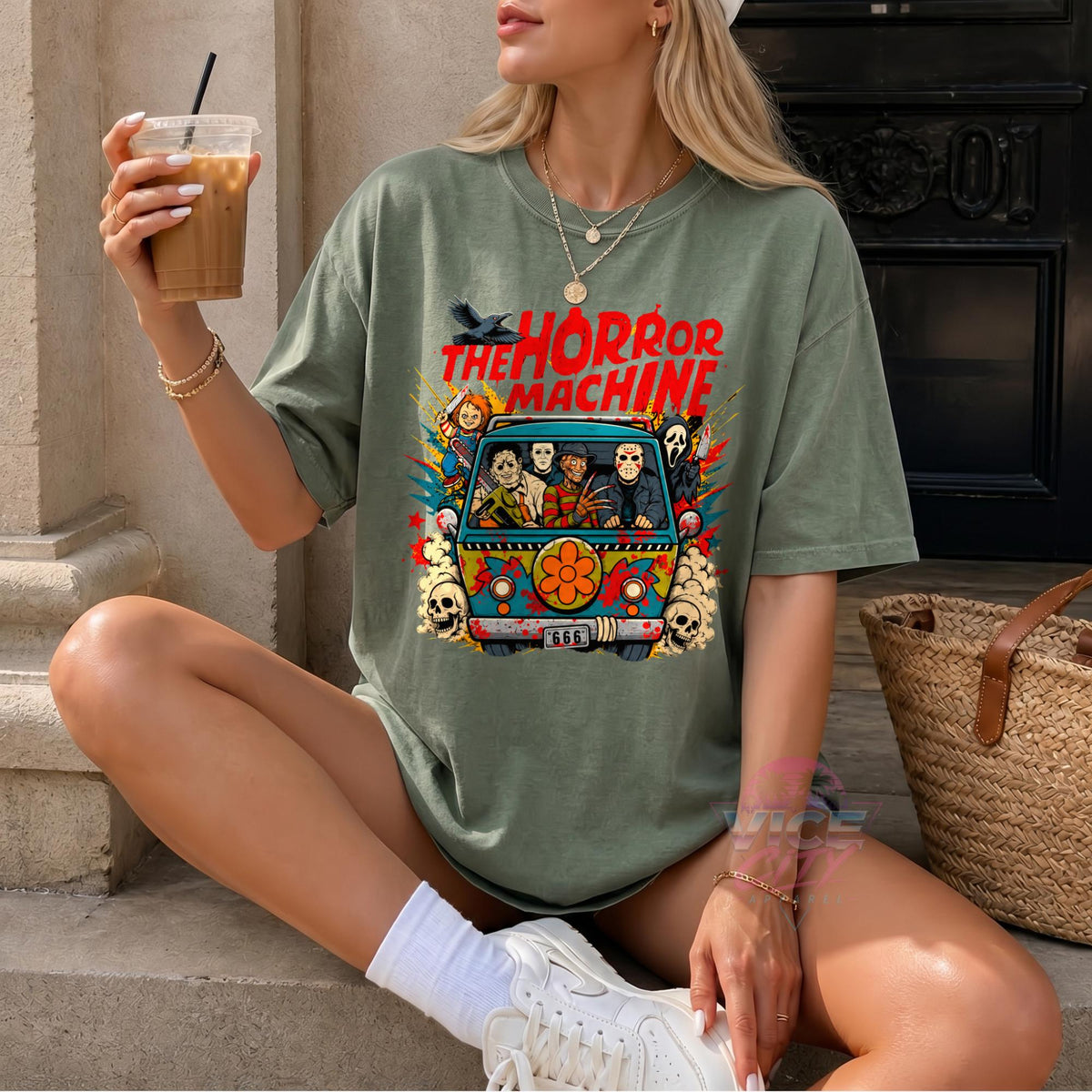 Halloween Horror Machine Comfort Colors Shirt