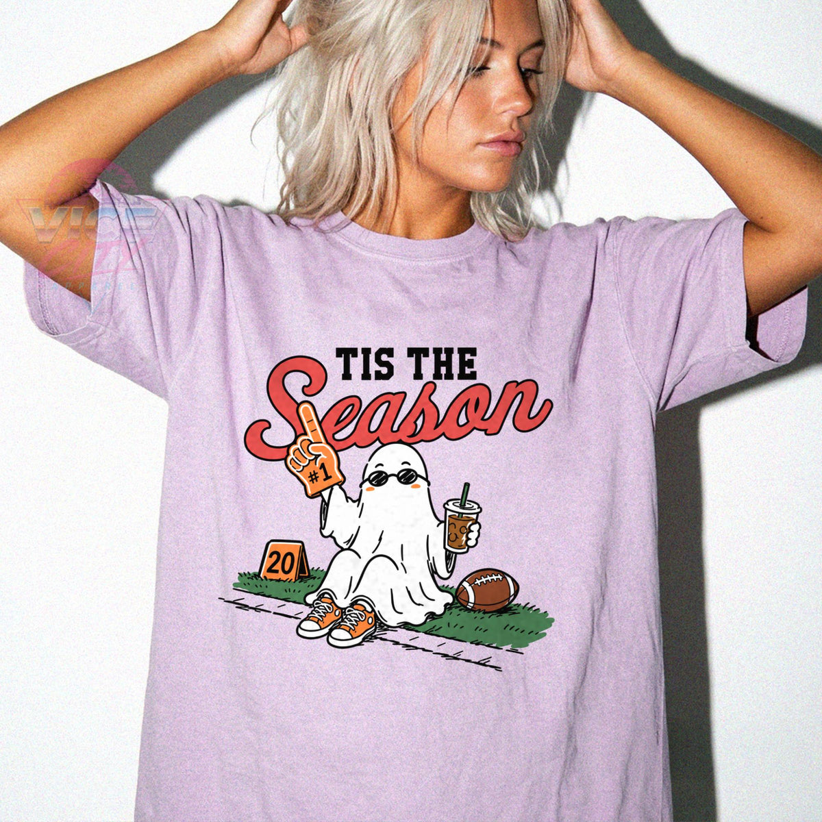 Halloween Iced Coffee T-Shirt  for Spooky Match Day