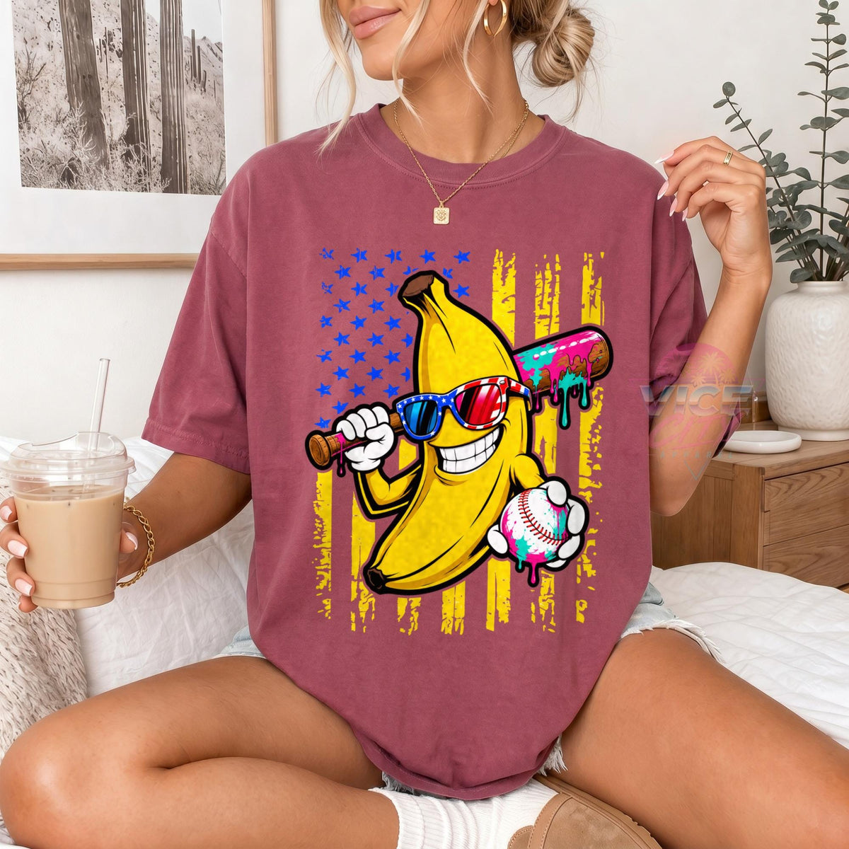 Comfort Colors Savannah Baseball Doodle Shirt