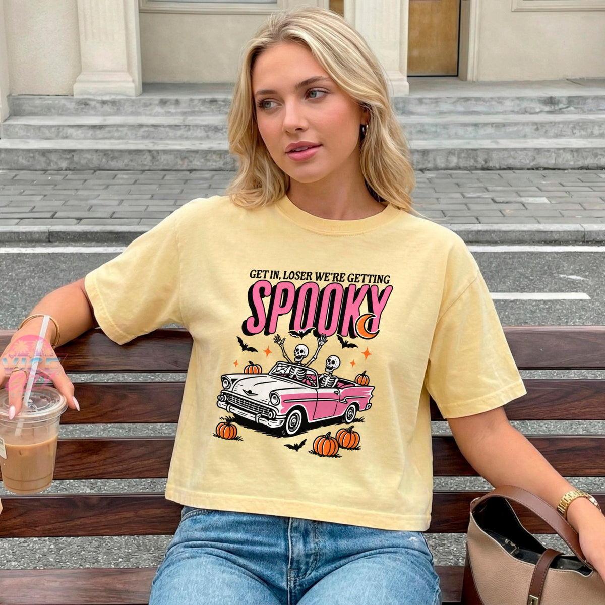 Spooky Comfort Colors® Crop Shirt