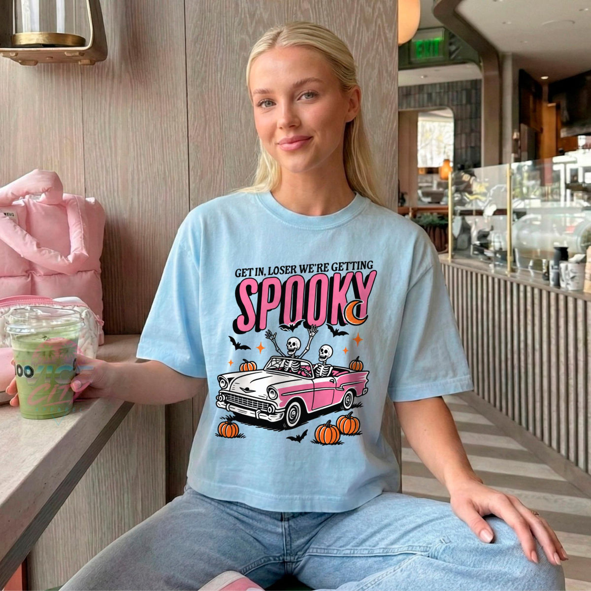 Spooky Comfort Colors® Crop Shirt
