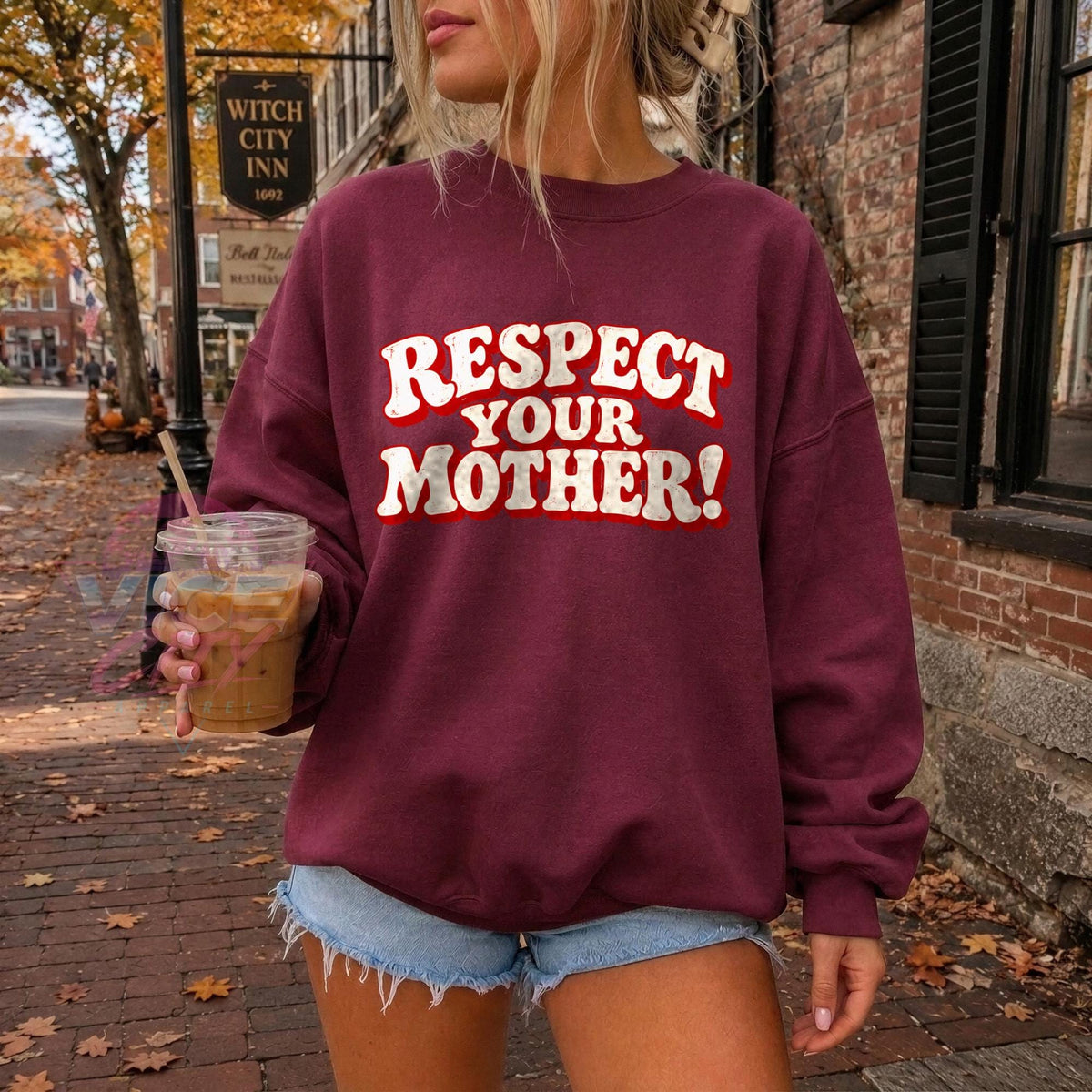 Respect Your Mother Sweatshirt, Retro Mom Hoodie, Gift for Mom