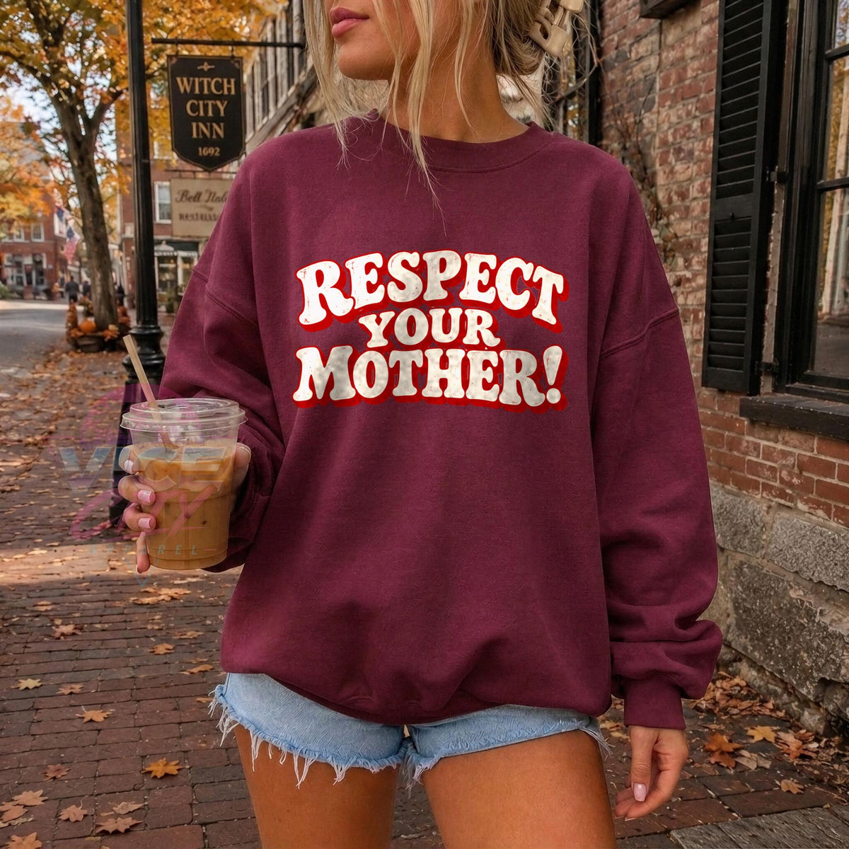 Respect Your Mother Sweatshirt, Retro Mom Hoodie, Gift for Mom