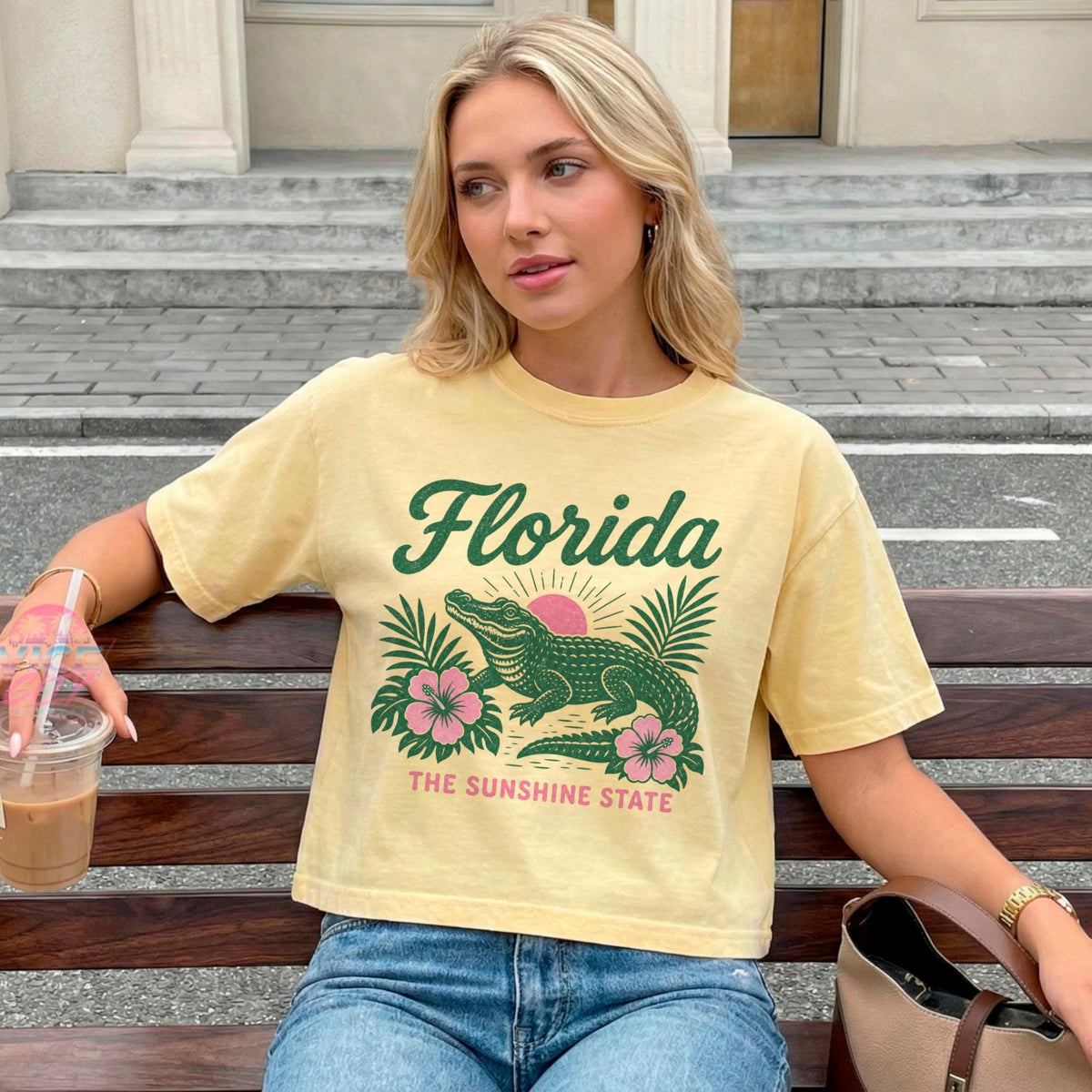 Florida Sunshine State Alligator Tee