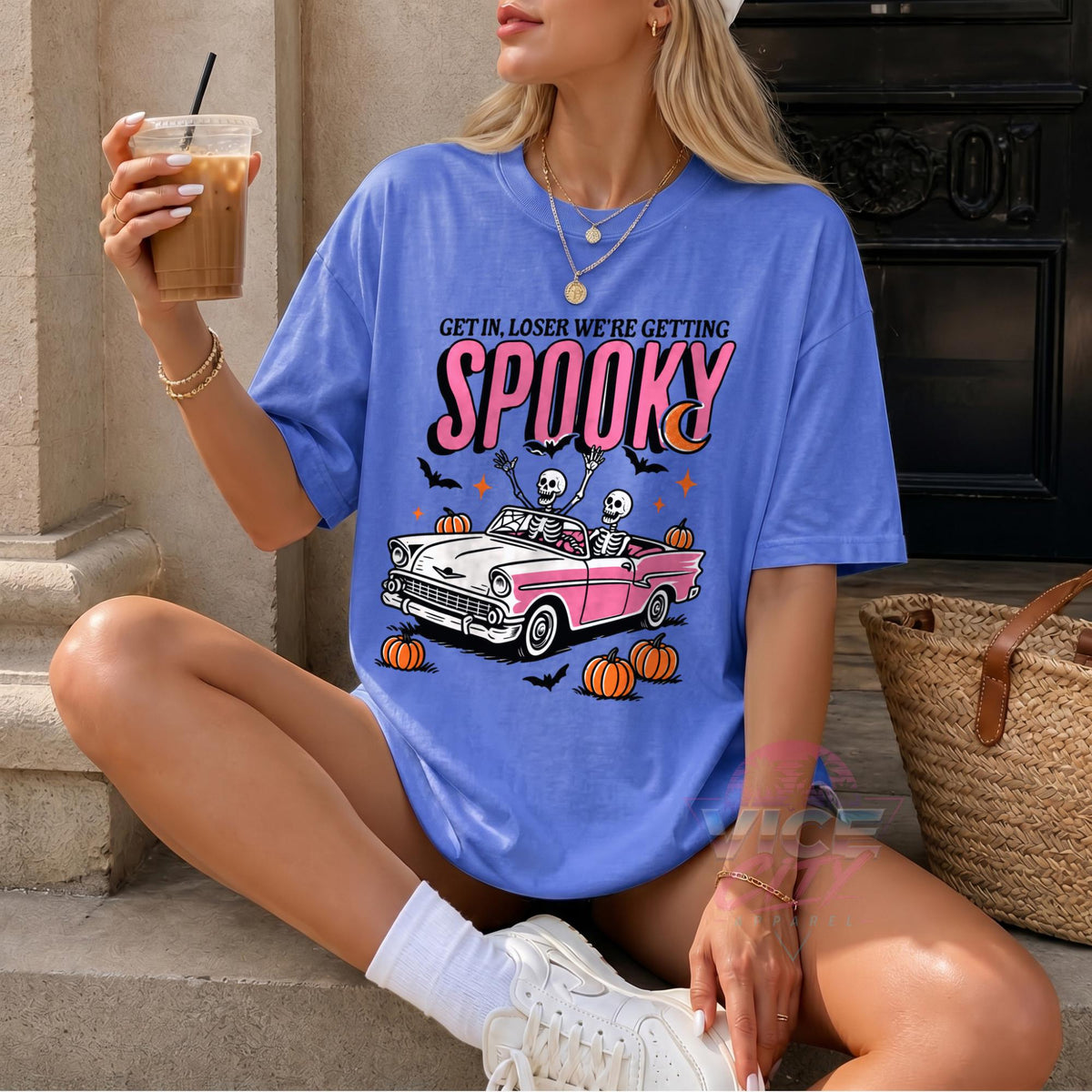 Get In Loser T-shirt that's scary, spooky season, retro Halloween