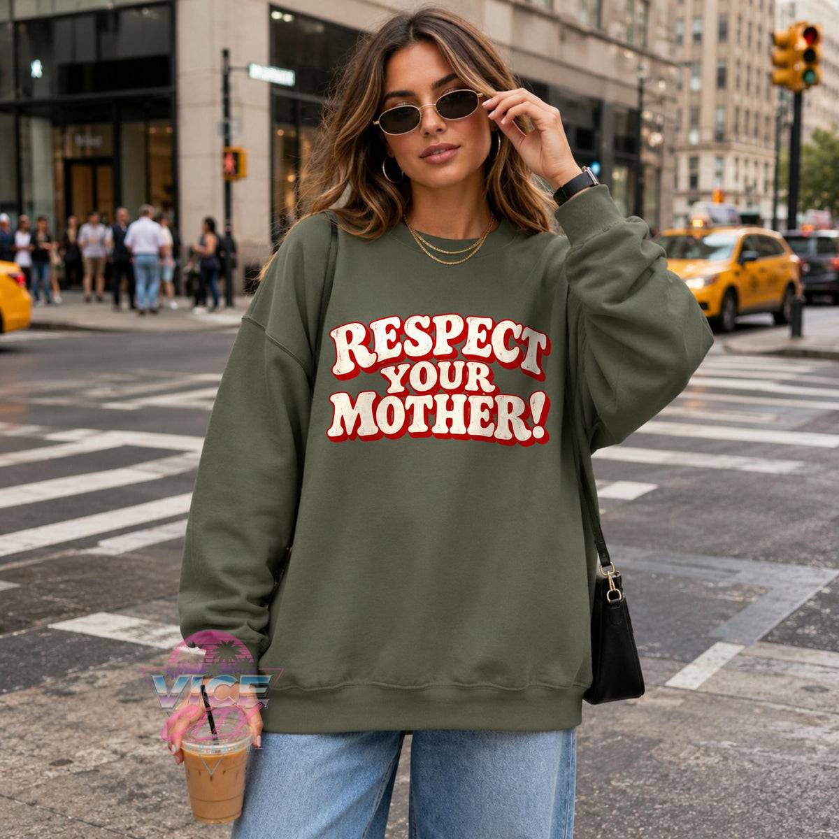 Respect Your Mother Sweatshirt, Retro Mom Hoodie, Gift for Mom