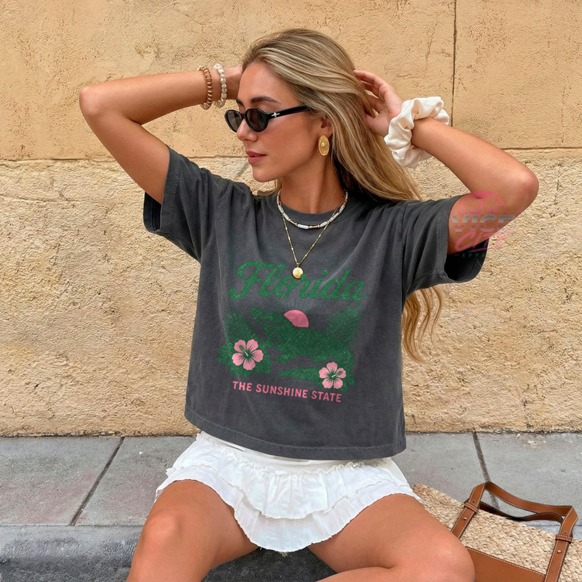Florida Sunshine State Alligator Tee