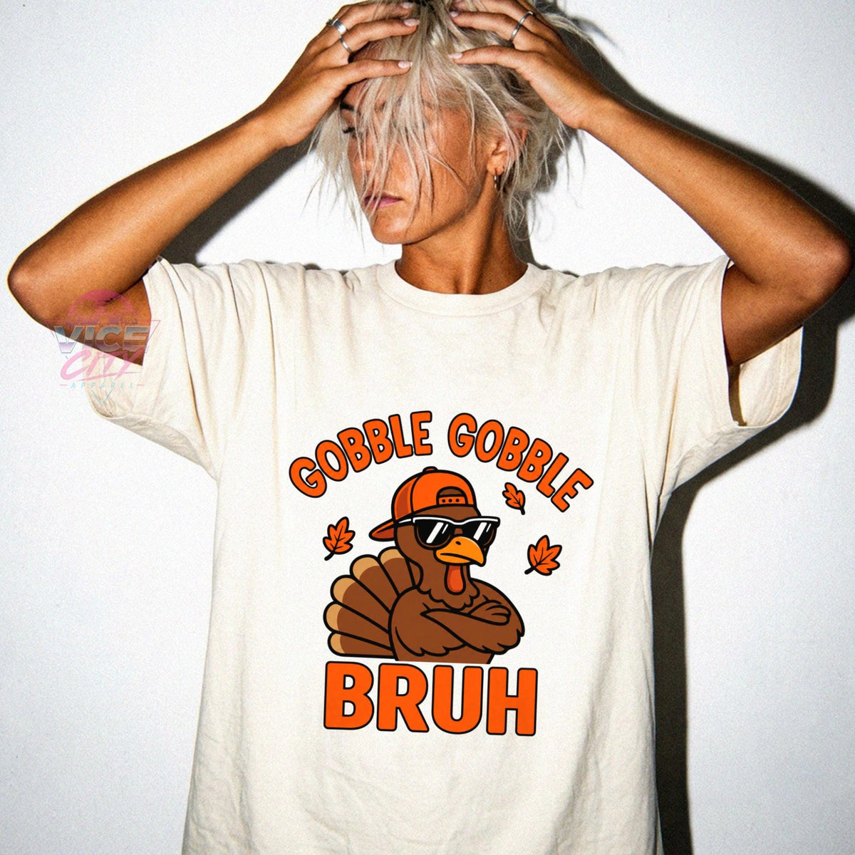Gobble Gobble Bruh Shirt, Funny Thanksgiving Turkey Tee, Comfort Colors Thanksgiving T-Shirt, Fall Graphic Tee, Turkey Day Family Shirt