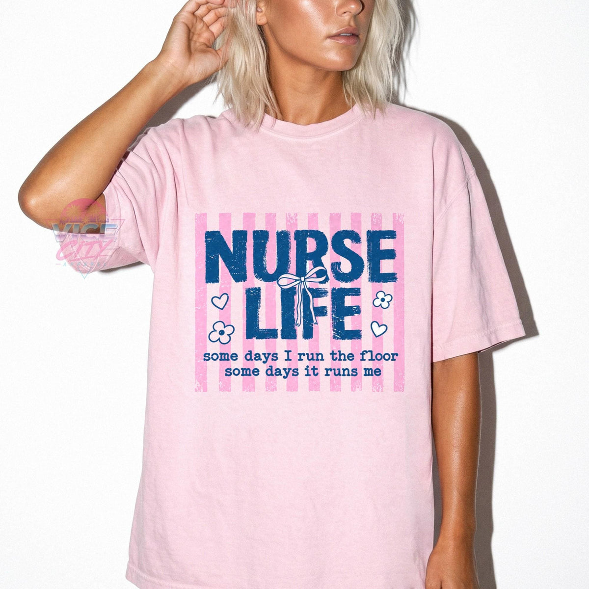 Nurse Life Shirt, Some Days I Run The Floor Tee, Comfort Colors Nurse Gift, Coquette Bow Nurse Shirt, Funny RN Tee, Nursing School Gift