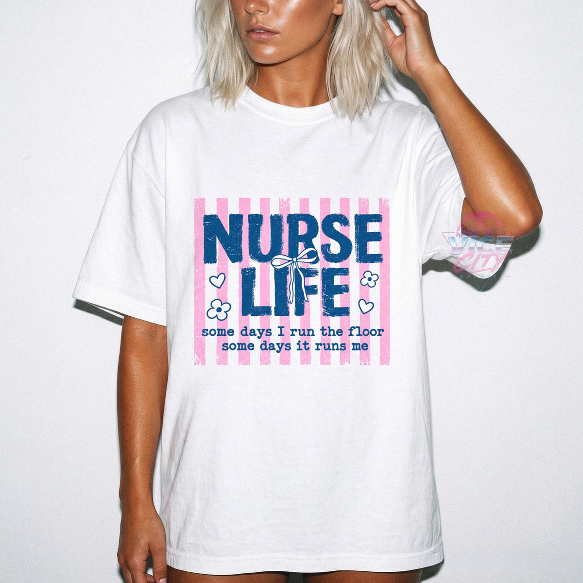 Nurse Life Shirt, Some Days I Run The Floor Tee, Comfort Colors Nurse Gift, Coquette Bow Nurse Shirt, Funny RN Tee, Nursing School Gift