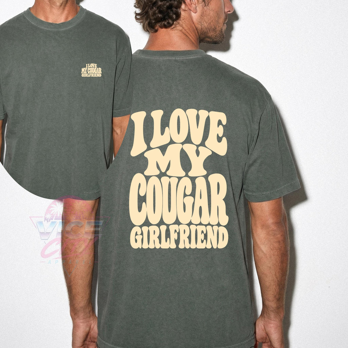 I Love My Cougar Girlfriend Comfort Colors Shirt